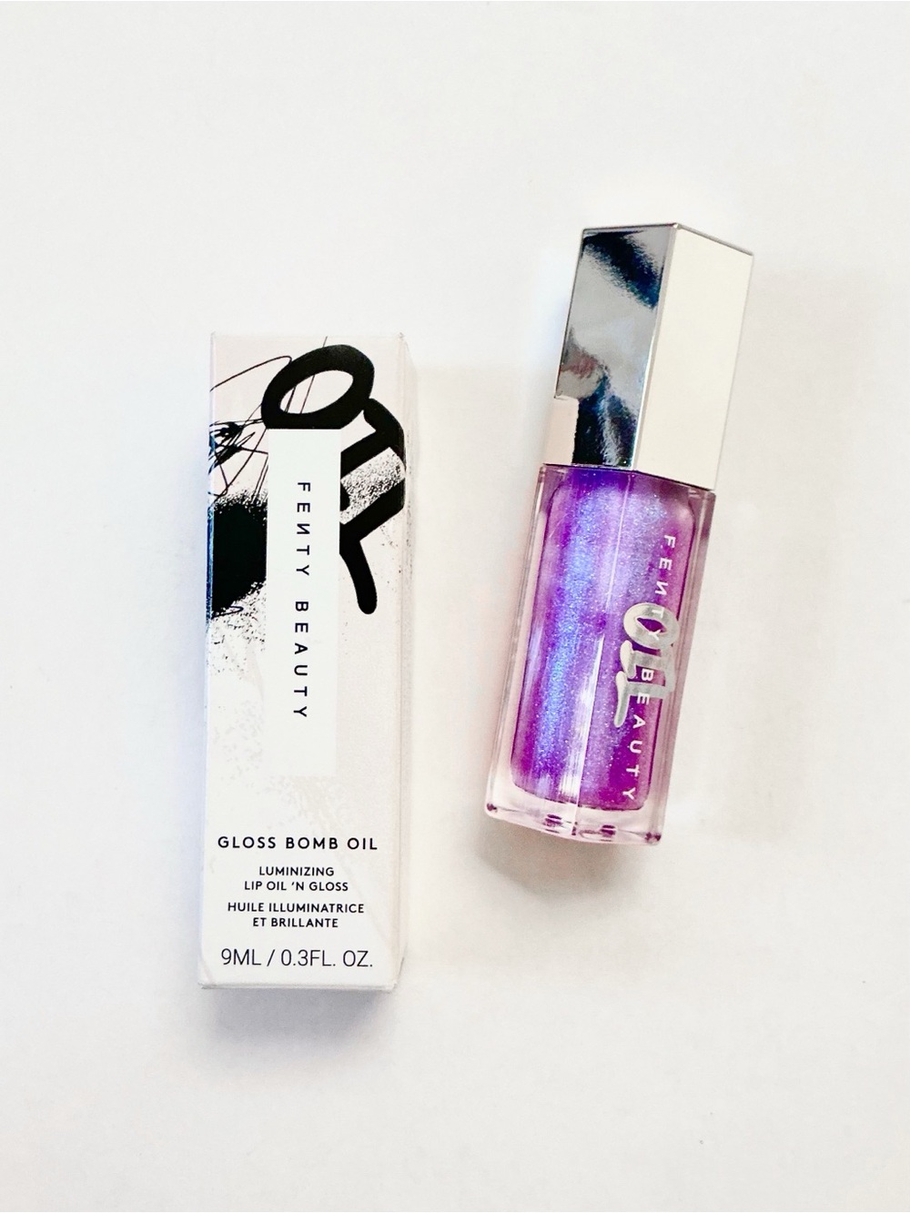 Fenty Gloss Bomb Oil Luminizing Lip Oil 'N Gloss • Miss Jellyfish • Lilac